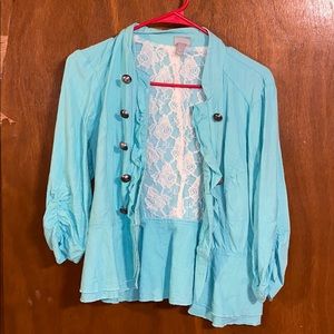 Teal jacket